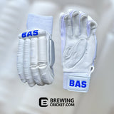 BAS Players All White - Batting Gloves