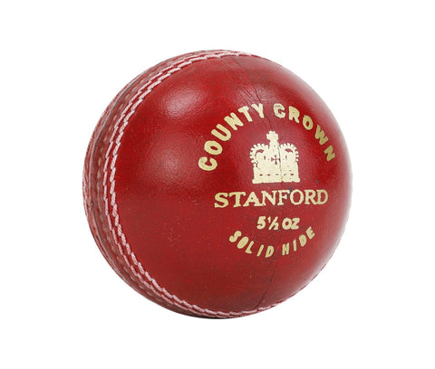 SF County Crown - Red/White/Pink Cricket Ball