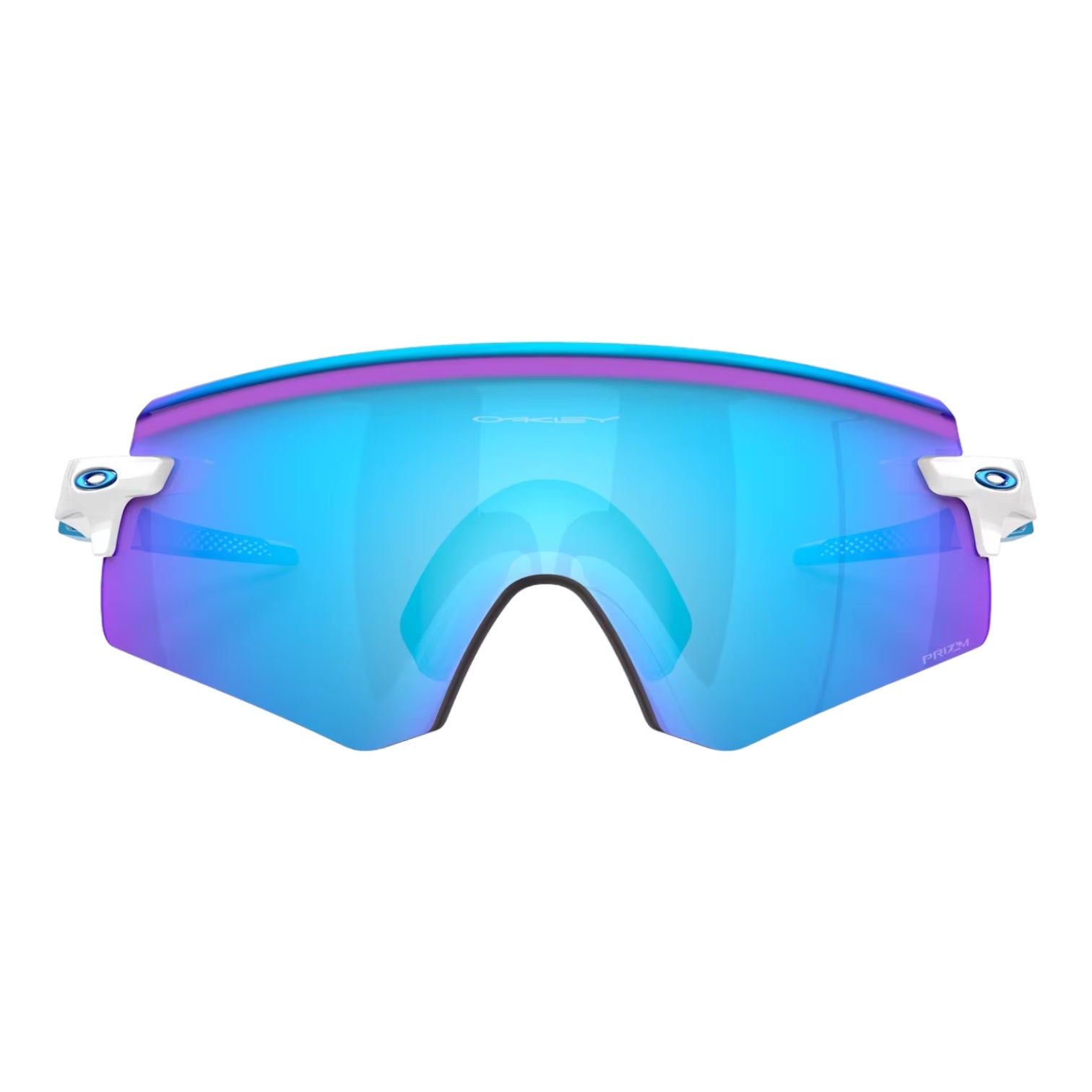 Oakley Encoder Polished White Prizm Sapphire - Sun Glasses – www ...
