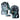 www.brewingcricket.com EM MSD cricket wicket keeping gloves in black composite leather with green and orange accents