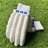 BAS Players All White - Batting Gloves